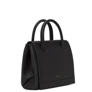 Black Leather Handbag MATT & NAT
